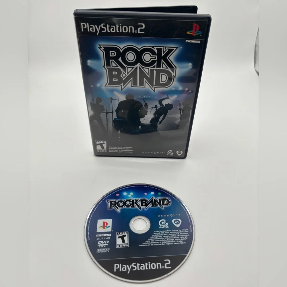 Sony PlayStation 2 Rock Band Game - Black and Blue